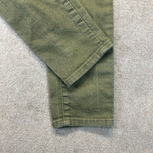prAna Kayla Jeans Women's Size 00 Reg Green Stretch Organic Cotton 31" - Picture 3 of 13